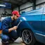 M8 Rebounder Set Dent Repair Hammer với đầu công cụ loại bỏ hư tổn mưa đá để sửa chữa vết lõm không sơn