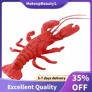 Mô hình tôm hùm giả lớn 12 x 5 inch để trang trí động vật biển nhân tạo phân tán