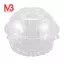 50 X Hộp đựng bánh Cupcake trong suốt bằng nhựa đơn / Hộp đựng bánh Dome Muffin Carrier