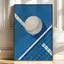 Đơn Giản Tranh Sơn Dầu tennis Thư Pháp Poster Không Khung Tranh Canvas Cho Trang Trí Tường Phòng Gia Đình