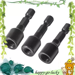 3 Chiếc Móc Treo Bu Lông Trình Điều Khiển Vít Gỗ Hai Đầu Vít Đầu Lục Giác Hoàn Toàn Mũi Khoan Tất Cả Các Thanh Có Ren Chèn