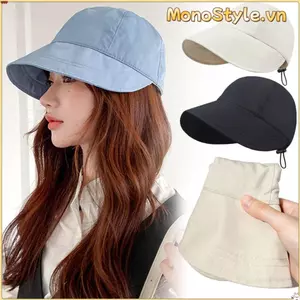Mũ ngư dân MONOSTYLE Mũ chống nắng di động có thể điều chỉnh nhanh khô