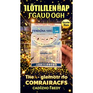Gói 5ml Chế Phẩm Đuổi Muỗi, Côn Trùng, Kiến, Gián Fendona 10SC Cao Cấp - Dung Dịch Kiểm Soát Côn Trùng Bền Bỉ