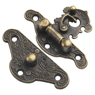 ⭐GROUS⭐Lock Catch Latch Hasp Durable Lock Mini Suitcase Various Sizes Vintage