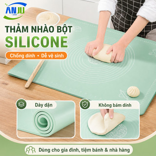 Tấm nhào bột silicone,Không Dính, không độc hại,Dễ Vệ Sinh Dùng Cho Gia Đình, Tiệm Bánh & Nhà Hàng
