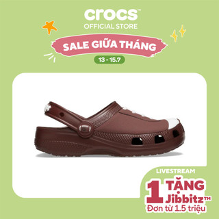 Giày Clog Trẻ Em Crocs Toddler Classic Football - Dark Clay - 210024-2FL