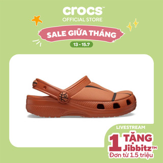 Giày Clog Trẻ Em Crocs Toddler Classic Basketball - Sienna - 210021-805