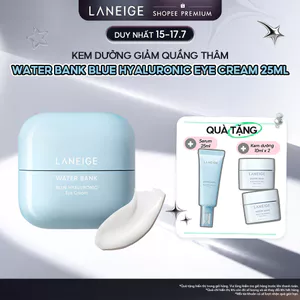 Kem Mắt Dưỡng Ẩm Laneige Water bank Blue HA Eye Cream 25mL Giảm Thâm & Nếp Nhăn