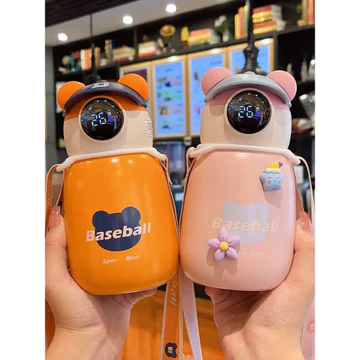 ly giữ nhiệt bình giữ nhiệt 1000ml bình thủy giữ nhiệt Trẻ Em Thông Minh Giữ Nhiệt Cốc Dễ Thương Độc Đáo Cốc Ống Hút Thép Không Gỉ 316 Thực Phẩm Học Sinh Học Tập Bình Nước