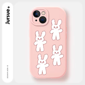 JURSUE Ốp lưng dễ thương đẹp hoạt hình độc lạ ngầu ngộ nghĩnh nữ chống sốc chống bẩn mềm cho iPhone 17 Air 16 15 14 13 12 11 PRO MAX SE 2020 X XR XS ip 8 7 Plus kute MZ506972