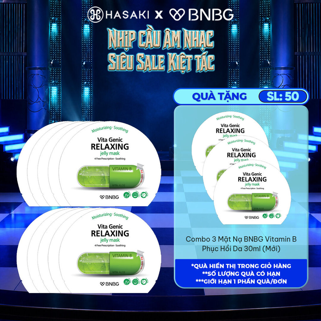 Combo 10 Mặt Nạ Giấy BNBG Vita Genic Jelly Mask 30ml