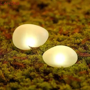 Đèn năng lượng mặt trời CURTES, Đèn năng lượng mặt trời LED tự động bật / tắt hình đá cuội, Tiết kiệm năng lượng không dây tiết kiệm năng lượng mặt trời Đèn sỏi ngoài trời chạy bằng năng lượng mặt trờ