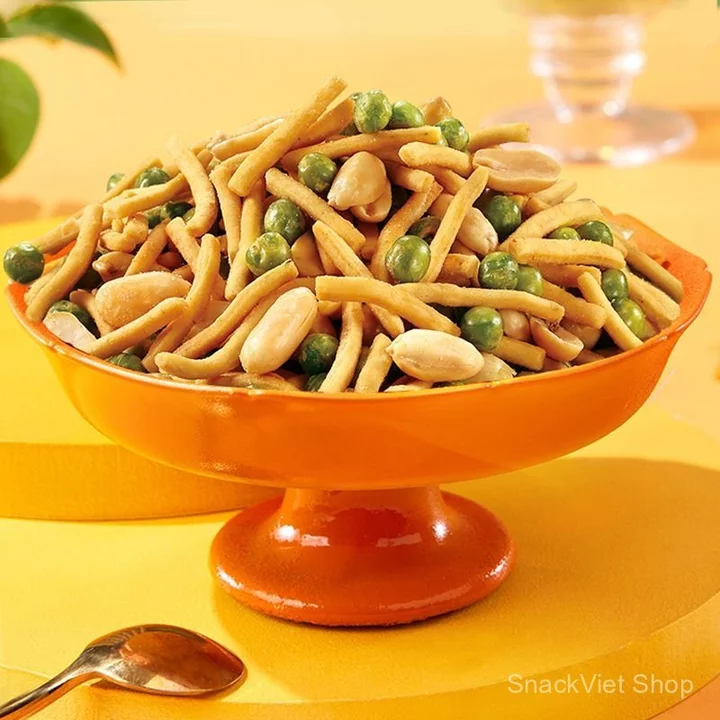 Đồ ăn vặt Bánh phồng tôm và đậu900g Bánh phồng vị tôm, đậu rộng vị thịt nướng, đồ ăn vặt đóng gói nhỏ, đồ ăn vặt phồng t