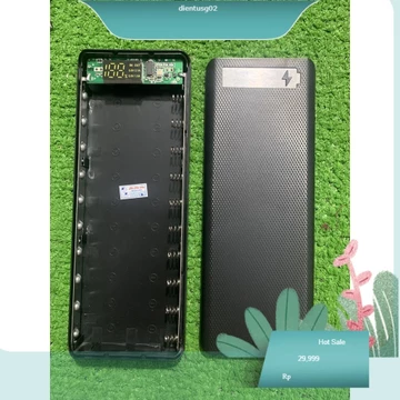 Mạch sạc dự phòng 5V2.1A + Box sạc dự phòng 10 cell màn hình Led - Model M10(Nhắn tin màu khi quý khách có nhu cầu)