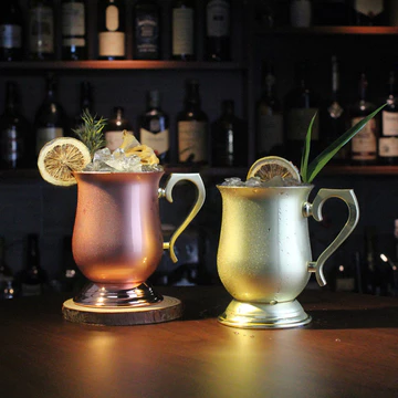 Moscow la Thủy tinh Moscow la Đồng Thủy tinh Thép không gỉ Cocktail Thủy tinh Ngọn lửa Thủy tinh Đồng Thủy tinh Kim loại Thủy tinh