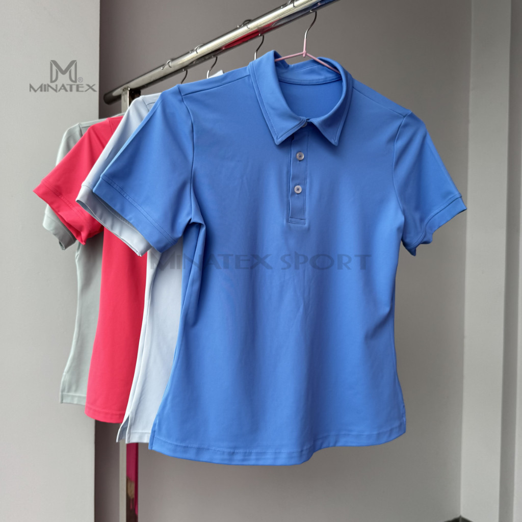 Áo polo thể thao, áo thun polo tập MIMITEX-P5, vải mềm mỏng mát co giãn 4 chiều thun không xù, mặc thoải mái cả đi làm