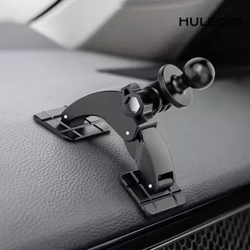 Giá đỡ đầu bi HULEQI, Giá đỡ điện thoại đế dính kép xoay 360 độ, Giá đỡ điện thoại di động tự dính có thể điều chỉnh đa năng Giá đỡ hỗ trợ bảng điều khiển ô tô