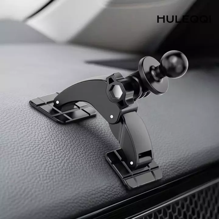 Giá đỡ đầu bi HULEQI, Giá đỡ điện thoại đế dính kép xoay 360 độ, Giá đỡ điện thoại di động tự dính có thể điều chỉnh đa năng Giá đỡ hỗ trợ bảng điều khiển ô tô