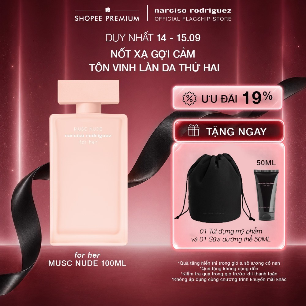 Nước hoa nữ Narciso Rodriguez Musc Nude EDP 100ml