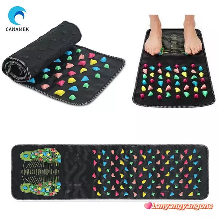 CANAMEK Massage Chân Thảm Phản Quang Đi Bộ Đá Đường Massage Chân Bấm huyệt Thảm Cho Bấm huyệt Rels Cho Ngồi Dài Sinh Viên Cao Tuổi Và Nhân Viên Văn Phòng Mới