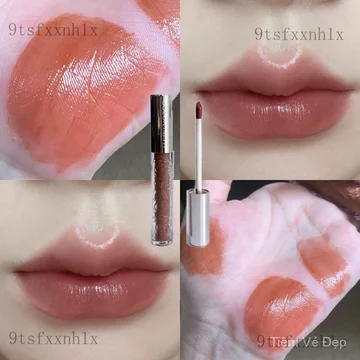 Son môi Son môi hiệu ứng môi căng mọng bóng gương, son thỏi lâu trôi, son bóng nước, son tint màu trà sữa, chống nước, k