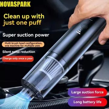 Bộ thu bụi ô tô NOVASPARK, Máy hút bụi Mini hút mạnh mẽ, Máy hút bụi ô tô có thể giặt được bằng điện Tiếng ồn thấp Máy hút bụi cầm tay có thể tháo rời