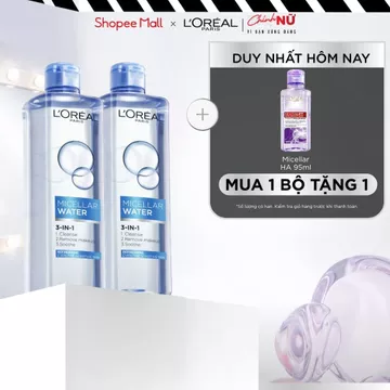 L'Oréal Multi-purpose Cooling Blue Micellar Water 3in1 L'Oreal Paris – 400 ml