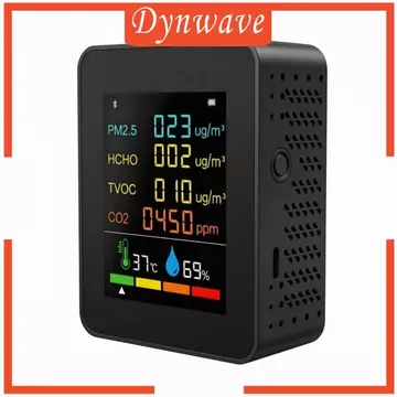 Cảm biến chất lượng không khí Six6-in-1 Đa chức năng PM2.5 Formaldehyde TVOC CO2 Máy đo CO2 Cảm biến CO2 Máy đo chỉ số chất lượng không khí trong nhà
