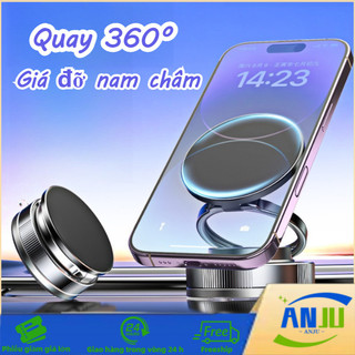 Giá Đỡ Điện Thoại Từ Tính Đa Năng - Quay 360°, Thiết Kế Gập Gọn Tiện Dụng, Hút Nam Châm Mạnh Mẽ