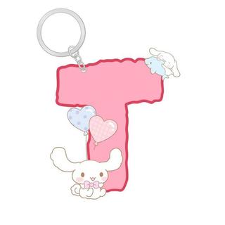 Móc Khóa Sanrio Cinnamoroll Chữ Cái  Dễ Thương Mica 2 Mặt Thiết Kế Độc Đáo chất liệu nhựa mica