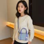 Túi Tote nữ OLVIDO, Túi vải Nylon tổng hợp phong cách Hàn Quốc, Túi đeo chéo màu tím thời trang dành cho nữ