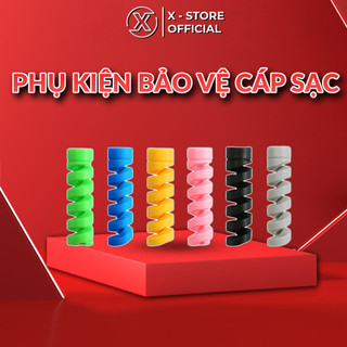 Bọc đầu sạc chống gãy, thanh quấn bảo vệ cáp sạc silicon, dùng cho dây điện thoại - BVCSSLN