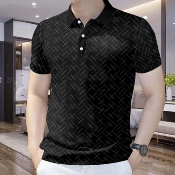Áo Polo ca rô dành cho nam Nút công sở Áo sơ mi Polo dành cho nam Polo mùa hè chất lượng cao dành cho nam Áo sơ mi Polo ngắn tay khô vừa vặn dành cho nam giới Thoải mái văn phòng nam Polo