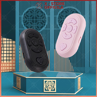 Remote lướt TikTok, Youtube, điều khiển Bluetooth pin sạc (kèm dây sạc),nút bấm rảnh tay chụp ảnh, lật trang sách - NLTT