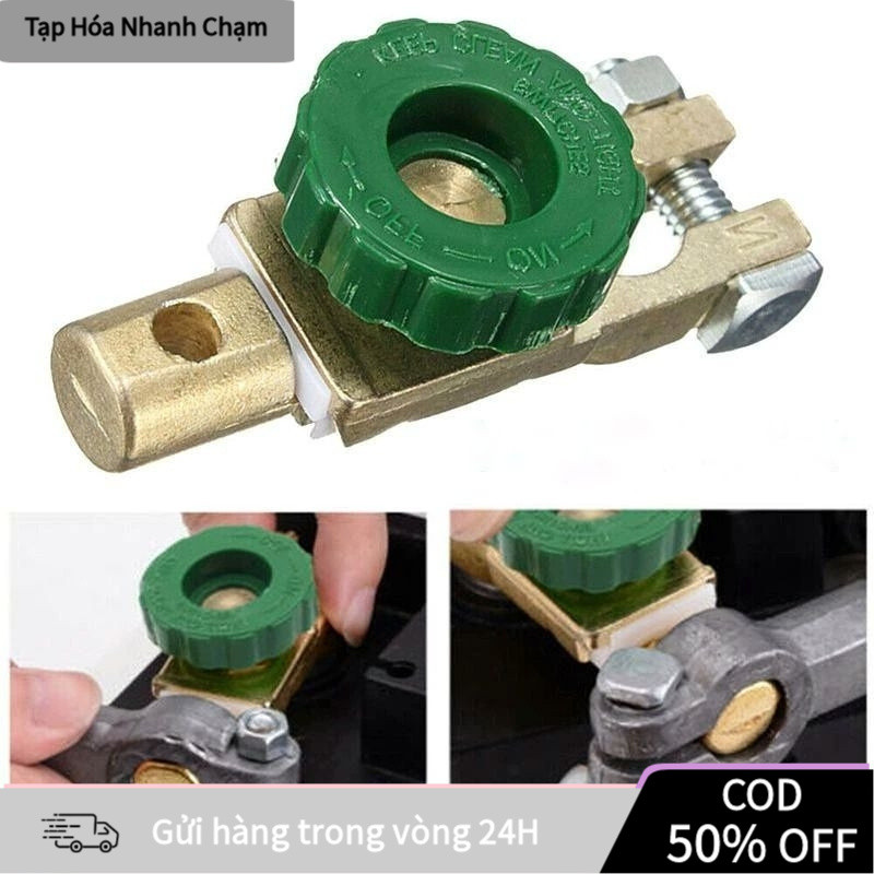 【COD】Công tắc ngắt điện bình ắc quy chuyên dụng cho xe hơi với khả năng cách ly nhanh chóng và vận hành đơn giản tiện lợ