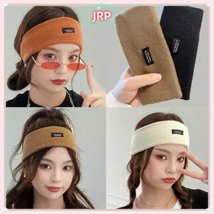 JRP Thời Trang Co Giãn Dành Cho Nữ Khăn Trùm Đầu Thể Thao Thông Thường Bốn Mùa Viền Rộng Hợp Thời Trang Hoop Dầu Gội Bao JRP