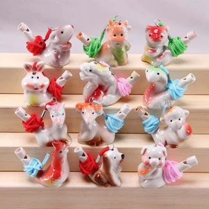 Được trang bị dây buộc Cung hoàng đạo Waterbird Còi 12249 Thổi ra Âm thanh lớn Còi gốm thủ công 6.29 YWKQ