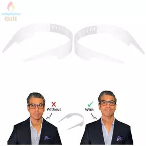 GILL Áo Sơ Mi Cổ Hỗ Trợ Shaper, Slick Có Thể Điều Chỉnh Áo Sơ Mi Đứng Cổ Công Cụ, Cổ Áo Ở Lại Cổ Áo Bộ Áo Sơ Mi Chống Lăn Cố Định Shaper