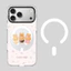 Hoạt Hình Pha Lê Băng Từ Hoa Thỏ Trong Suốt Ốp Lưng Điện Thoại Cho iPhone 17 Pro Max 16 15 14 13 17Air 16Plus Ốp Cứng Chống Sốc Bảo Vệ Vỏ