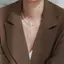 AqToCna Thanh Lịch Sáng Bóng Zircon Bướm Ngọc Trai Mặt Dây Chuyền Choker Nelace Cho Bé Gái Nữ Nữ Có Thể Điều Chỉnh Mới Trang Sức Thời Trang AqToCna