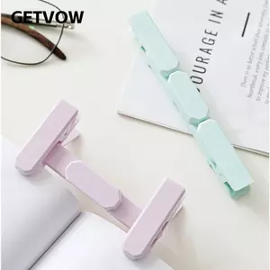 Dấu trang có thể gập lại GETVOW, Kẹp sách di động bền bỉ, Kẹp hỗ trợ sách học tập nhẹ Dụng cụ đọc sách