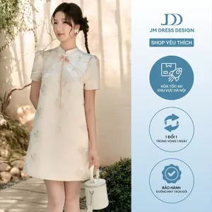 Đầm dáng suông bèo đổ chân 1F31.2411BF thiết kế bởi JM Dress Design