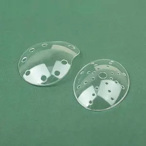 Tấm chắn mắt Bảo vệ mắt Tấm chắn mắt đơn thoáng khí bằng nhựa xốp Tấm chắn mắt trong suốt Tấm chắn mắt hình bầu dục nhãn khoa VN