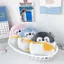 Ví đựng tiền xu hình chim cánh cụt nhỏ dễ thương Ví đựng tiền xu hoạt hình Mini mềm Túi dòng dữ liệu đáng yêu Đơn giản Bền bỉ Phụ kiện ví tiền xu sang trọng VN
