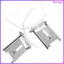 2 Tấm chắn bảo vệ băng ghế cho thép không gỉ ABS Eye Silver kevga