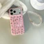 Ốp Lưng iPhone 17 Pro Max 16 15P TPU Mềm Họa Tiết Dâu Tây Hồng Chống Trầy Xước Kèm Dây Đeo