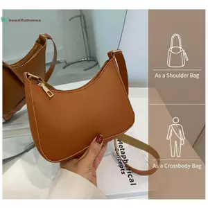 BeautifulHomeA Thanh Lịch Màu Trơn Nhỏ Túi Vuông Có Thể Điều Chỉnh Dây Đeo Vai Đơn Nách Túi Dành Cho Chuyến Công Sở Quà Tặng VN