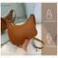 BeautifulHomeA Thanh Lịch Màu Trơn Nhỏ Túi Vuông Có Thể Điều Chỉnh Dây Đeo Vai Đơn Nách Túi Dành Cho Chuyến Công Sở Quà Tặng VN