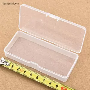 1 Hộp Bảo Quản Bằng Nhựa Trong Suốt Chai Nước Sốt Trái Cây Nĩa Hộp Bảo Quản Rỗng Hộp Bảo Quản Trang Sức Hình Chữ Nhật [VN]