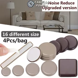 FANIELLAPOWELL 4 Thảm Trượt Tự Dính Chống Mài Mòn Bàn Tròn Sofa Nhà Cản Chống Ồn